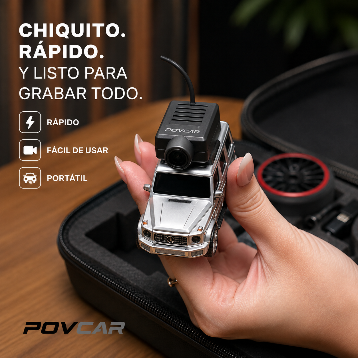 POVCAR™ – Mini Auto RC con Cámara FPV