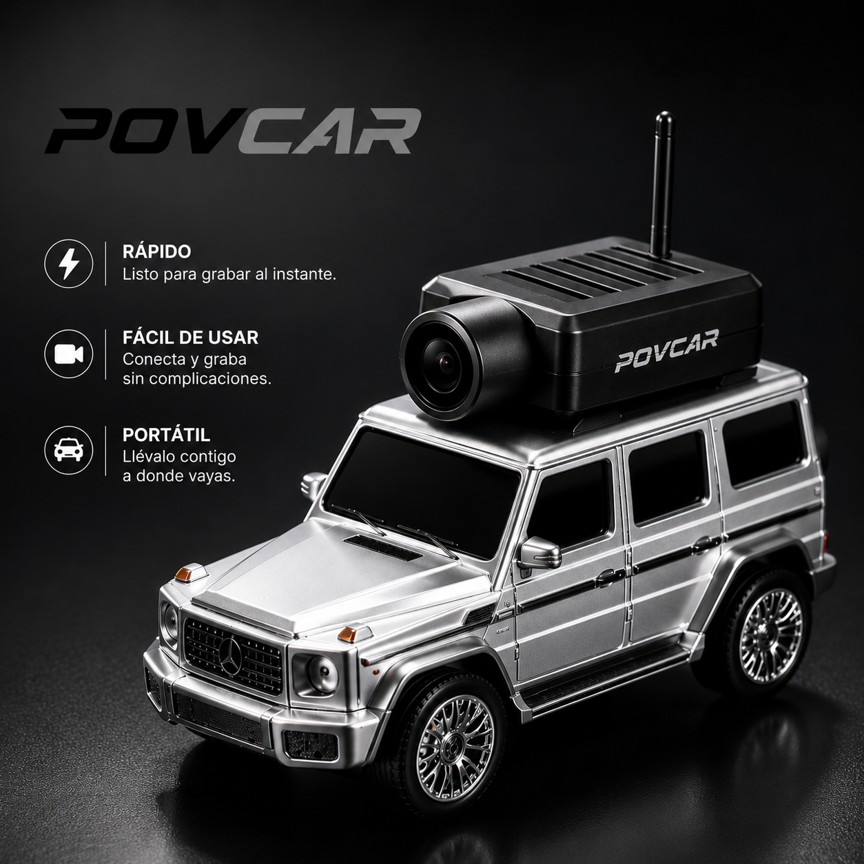 POVCAR™ – Mini Auto RC con Cámara FPV
